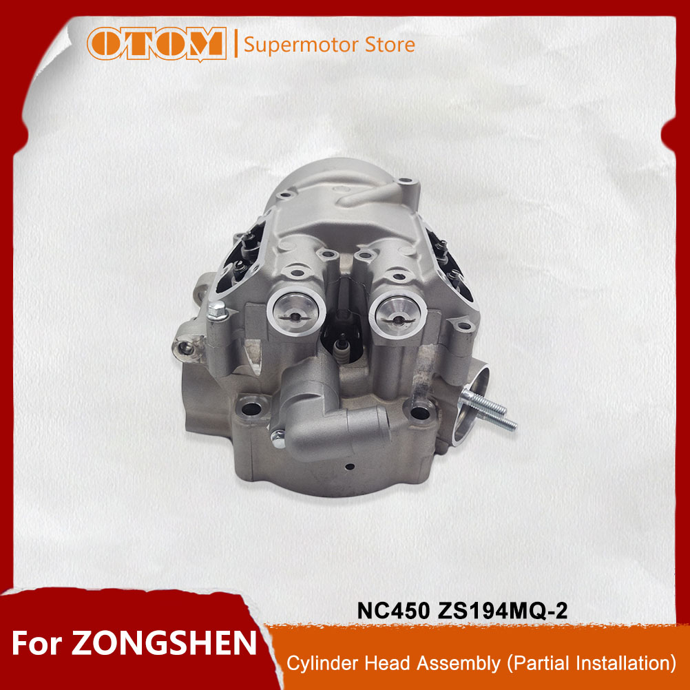 Nc450 Cylinder Head Assembly - ชุดประกอบฝาสูบสำหรับรถจักรยานยนต์ รุ่นมาตรฐาน ติดตั้งบางส่วน แบบคาร์บูเรเตอร์ สำหรับ ZONGSHEN
